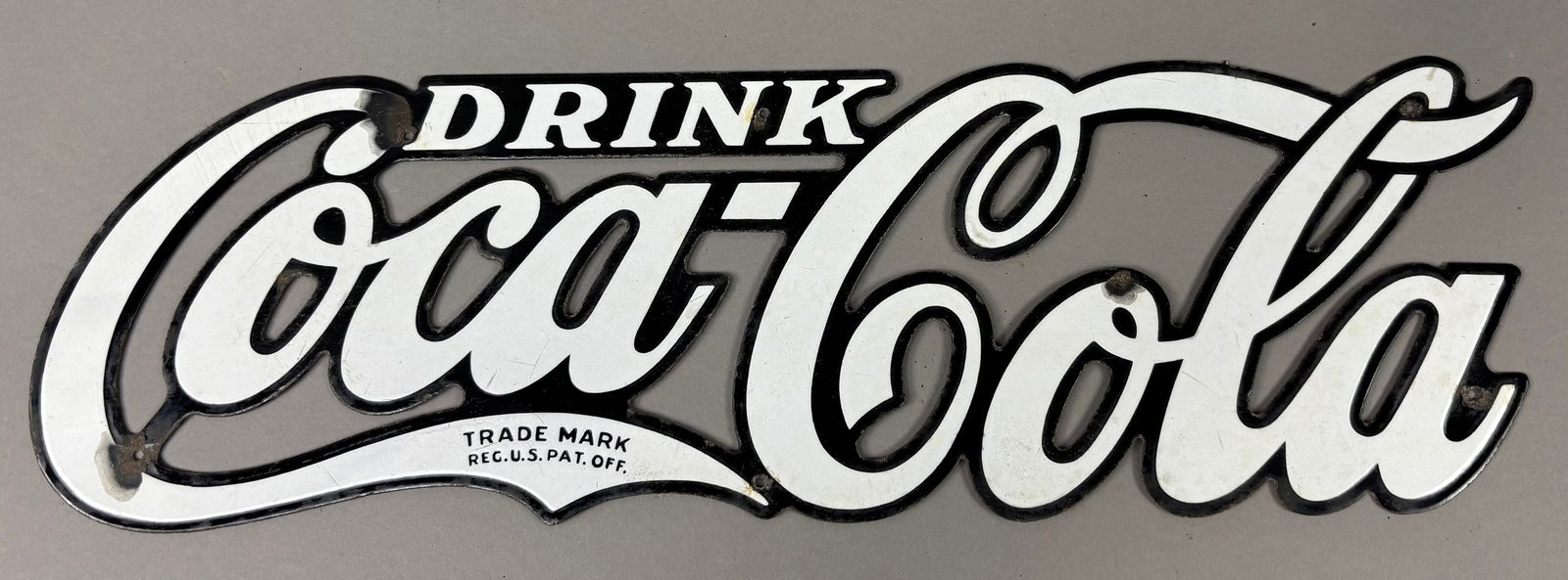 Original Coca Cola Coke Delivery Truck SSP Sign (1 of 10)