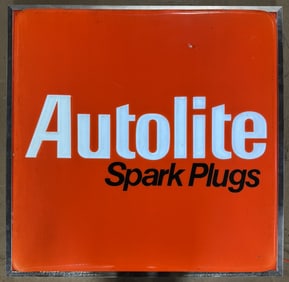 AutoLite Spark Plugs Plastic Lighted Electric Sign