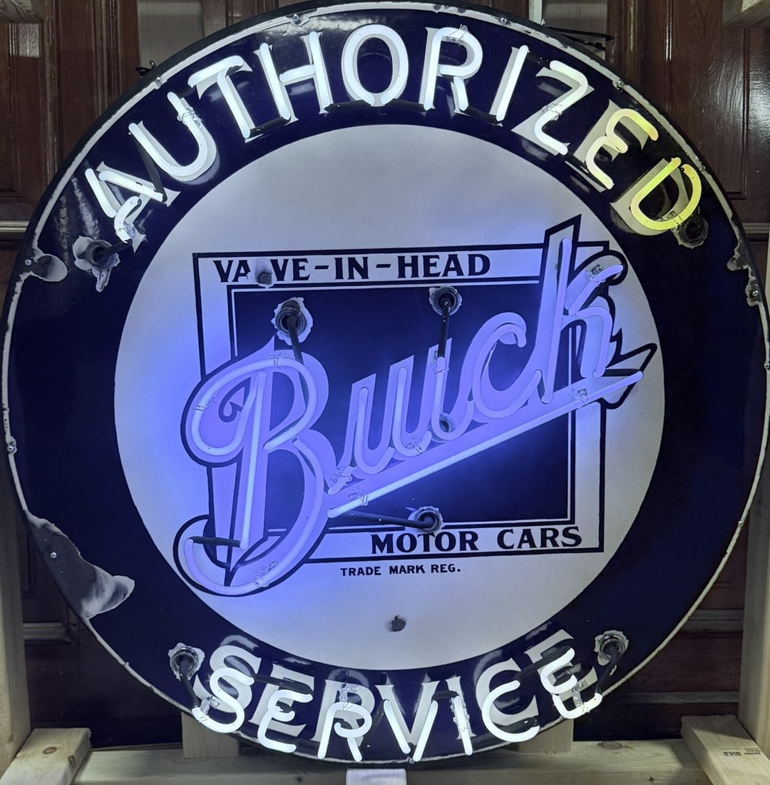 Authorized Buick Service SSP Neon 42" Dealer Sign (1 of 14)