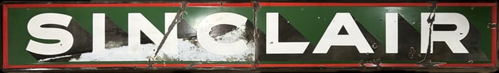 Sinclair Oil Gas 2 Piece Shadow SSP 18' Sign