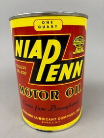Nia Penn Motor Oil Quart Can Buffalo NY