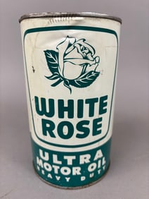 White Rose Ultra Motor Oil Heavy Duty Quart Can