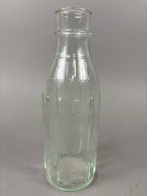 Original Shell Motor Oil Pint Size Glass Bottle