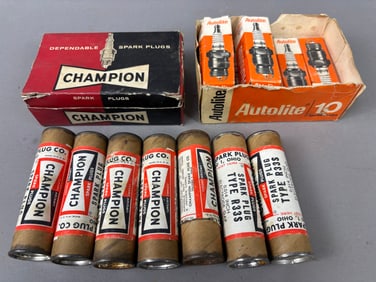 24 NOS Champion Autolite Spark Plugs