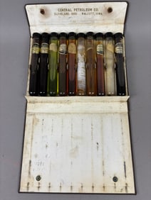 Early CenPeCo Motor Oil Sample Bottle Set Case #3