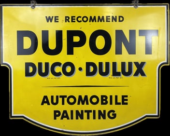 Dupont Duco Automotive Paints DST Advertising Sign