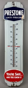 Original Prestone AntiFreeze Porcelain Thermometer