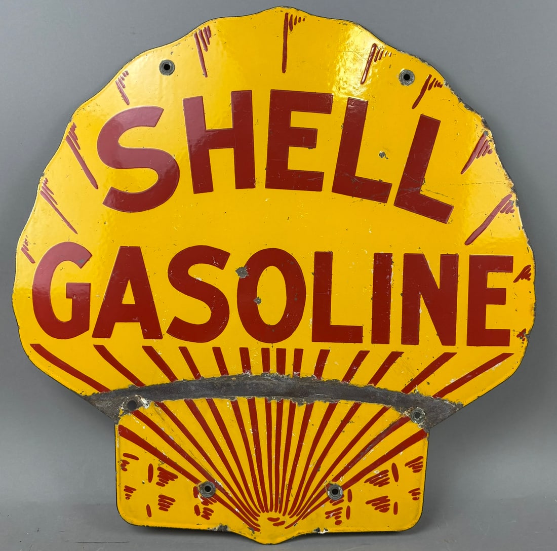 Shell Gasoline Diecut DSP Advertising Sign (1 of 10)
