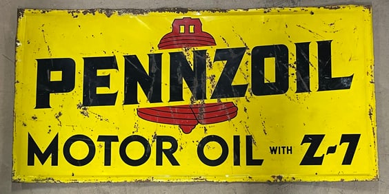 Pennzoil Motor Oil Dealership SST Advertising Sign