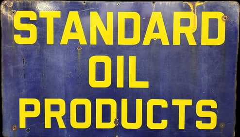 Standard Oil Products DSP Advertising Sign