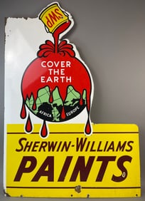 Sherwin Williams Paint Advertising DSP Flange Sign