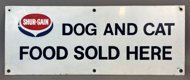 ShurGain Farm Feeds Dog Cat Sold Here SST Sign