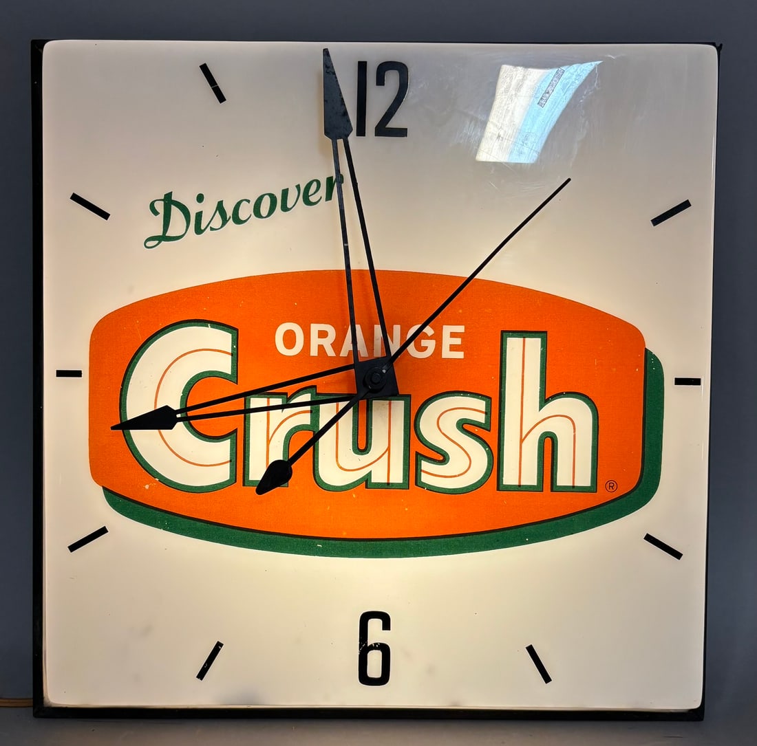 Orange Crush Soda Pam Electric Clock Works (1 of 7)