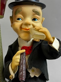 2 Good Time Charlie Weaver Drinking Tin Battery OP Toys