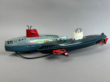 2 Marusan Nautilus Marx Atomic Submarine Battery OP Toy