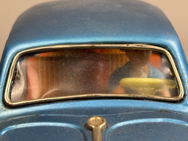 Bandai VW Beetle Tin Battery OP Toy Car Japan