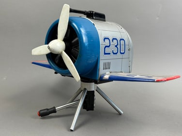 Suzuki Edwards Air Force Interceptor Tin Battery OP Toy