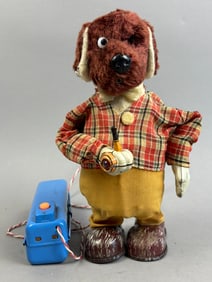 SAN Marusan Battery OP MacPooch Tin Remote Toy
