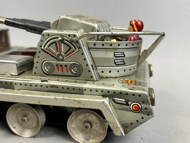 2 Cragstan Battery OP Tin US Army Tank Toys