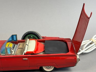 Cragstan Ford Thunderbird Conv Tin Battery OP Toy