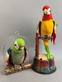 2 Marx Pete Talking Parrot Tin Battery OP Toys