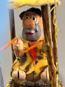 Marx Fred Flitstone Riding Dino Tin Battery OP Toy
