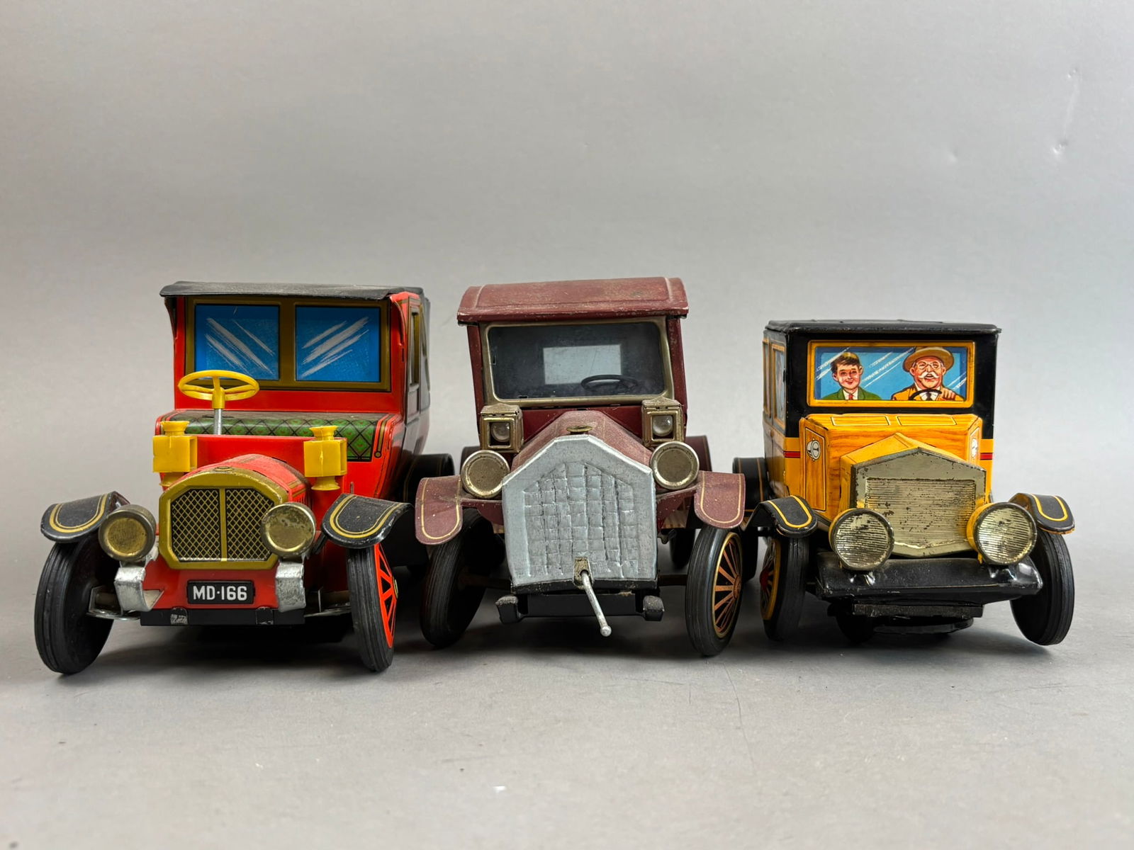 3 ALPS Japan Tin Battery OP Model T Jalopy Toy Car (1 of 14)