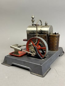 Vintage Wilesco Steam Engine German Toy