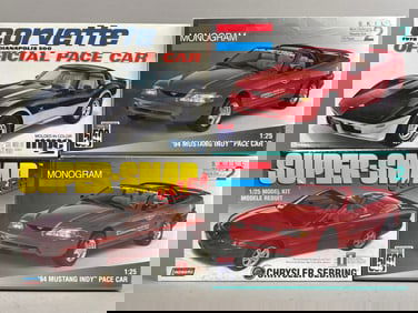4 NOS Mustang Corvette Pace Car Sebring Models