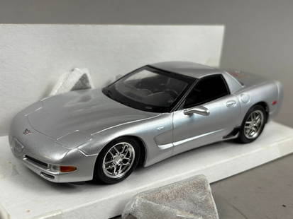 8 NOS Revell 02 Chev Corvette Z06 Promo Model Car: This lot features 8 NOS Revell 2002 Chevrolet Corvette Z06, all in Galaxy Silver, all done for the Southeast Michigan toy shows. Please review all pictures. All toys are in original packaging.