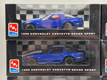 6 NOS AMT 96 Chev Corvette Grand Sport Model Show