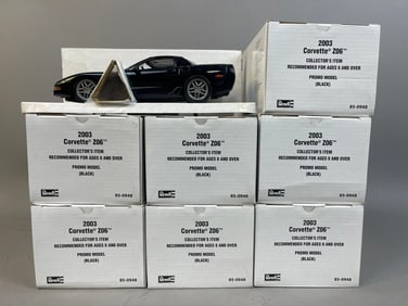 7 NOS Revell 03 Chevrolet Corvette Z06 Promo Cars