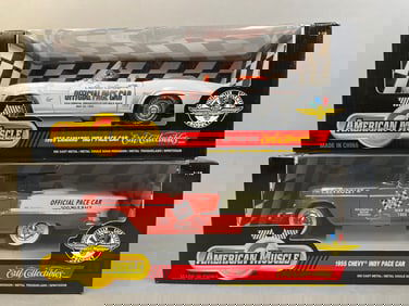 2 NOS Ertl American Muscle Die Cast Chevrolet Pace