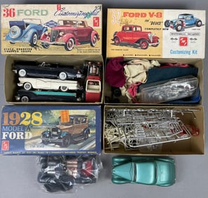 AMT 60s Era Hot Rod Plastic Models Lot w/Boxes