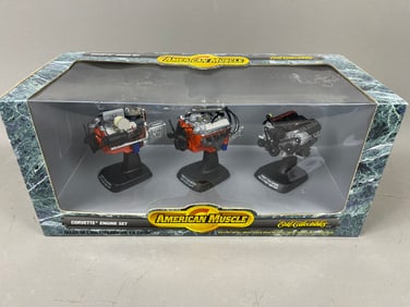 NOS Ertl American Muscle Corvette Engine Set Die Cast