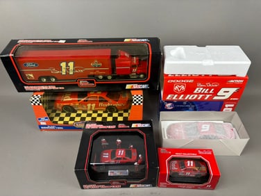 5 NOS Ertl Racing Champion AP Bill Elliot Die Cast