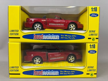 2 NOS Jouefevolution 94 Ford Cobra Mustang Die Cast