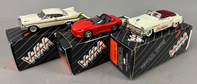 3 NOS Western Models 51 Chrysler Pace Car Viper 58 Fury