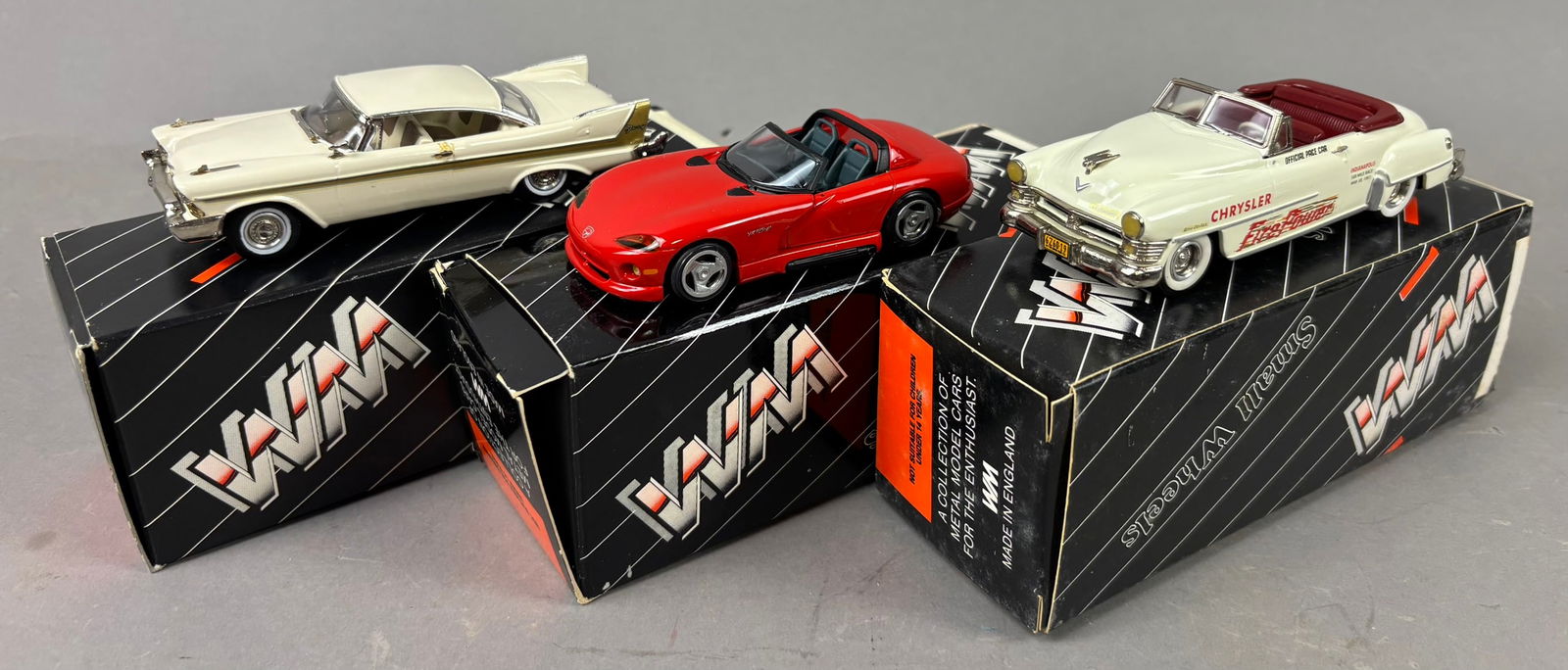 3 NOS Western Models 51 Chrysler Pace Car Viper 58 Fury (1 of 19)