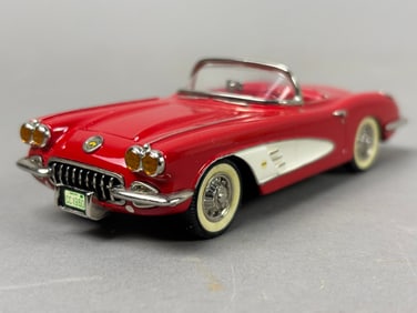 NOS Mini Marque 58 Chev Corvette Die Cast Conv Car