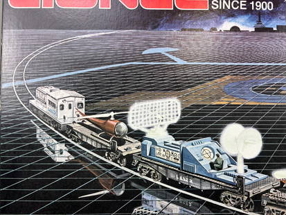 NOS Lionel Laser Train Set Original Box: This lot features a Lionel LASER Train Set in original box. Appears to be complete, please review all pictures for best description.