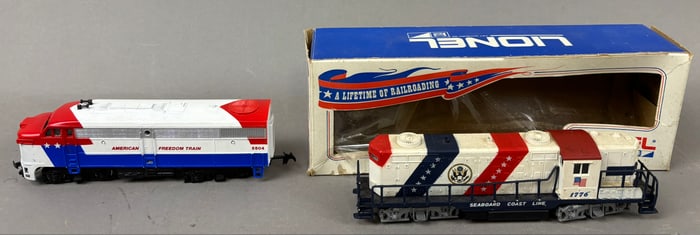 2 Lionel Seaboard Coast Line American Freedom Engine