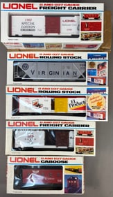5 NOS Lionel Train Box Cars Caboose O Gauge Club