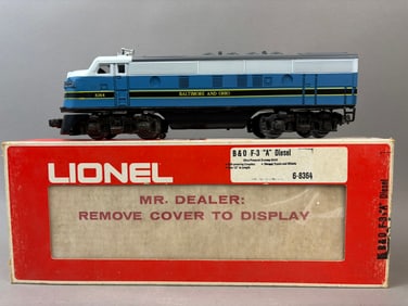 NOS Lionel F3 A B&O Diesel Train Engine 8364