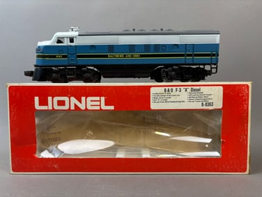 NOS Lionel F3 A B&O Diesel Train Engine 8363