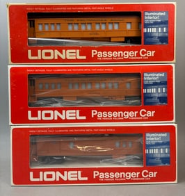 3 NOS Lionel Train Milwaukee Road Passenger Cars