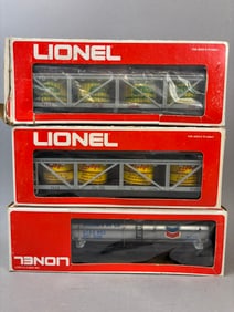 3 NOS Lionel Train Box Cars Heinz Libby Chevron