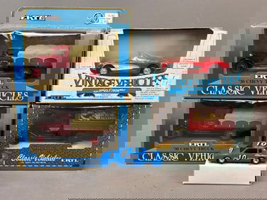 5 NOS Ertl Advertising Chev Truck Corvette Die Cast Car