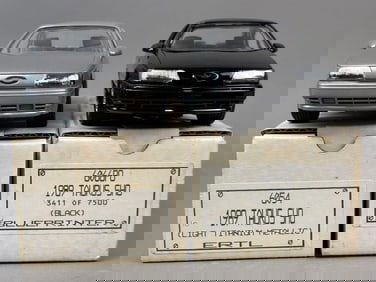 2 NOS Ertl AMT 89 Ford Taurus SHO Dealer Promo Car
