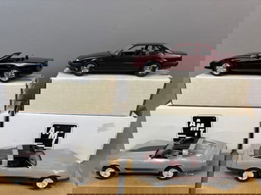 4 NOS Ertl 80s Era Chev Corvette Beretta Promo Cars